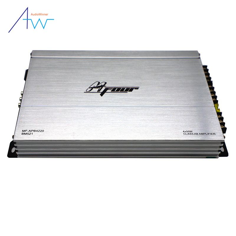 50Watt 4 channel class AB compact Car Amplifier for car from China